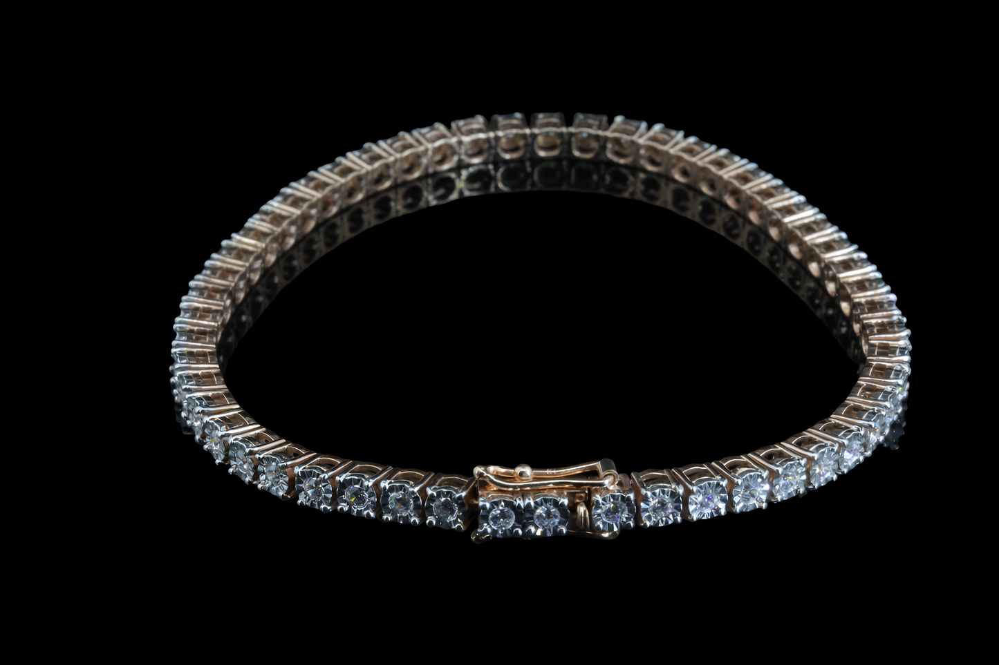 Sparkling Moissanite Diamond Bracelet