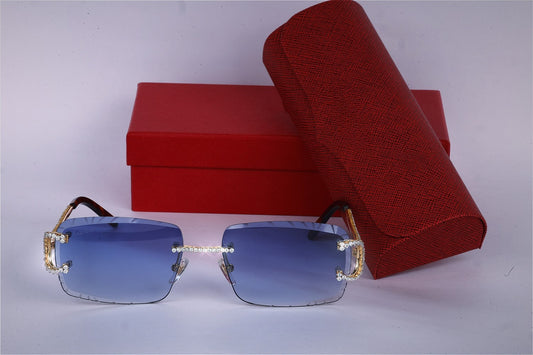 Full Iced Out Vvs Moissanite Elegant Sunglasses