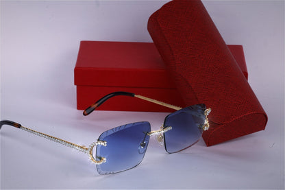 Full Iced Out Vvs Moissanite Elegant Sunglasses