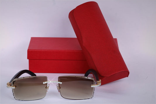 Luxurious Moissanite Diamond Sunglasses for Sparkling Style