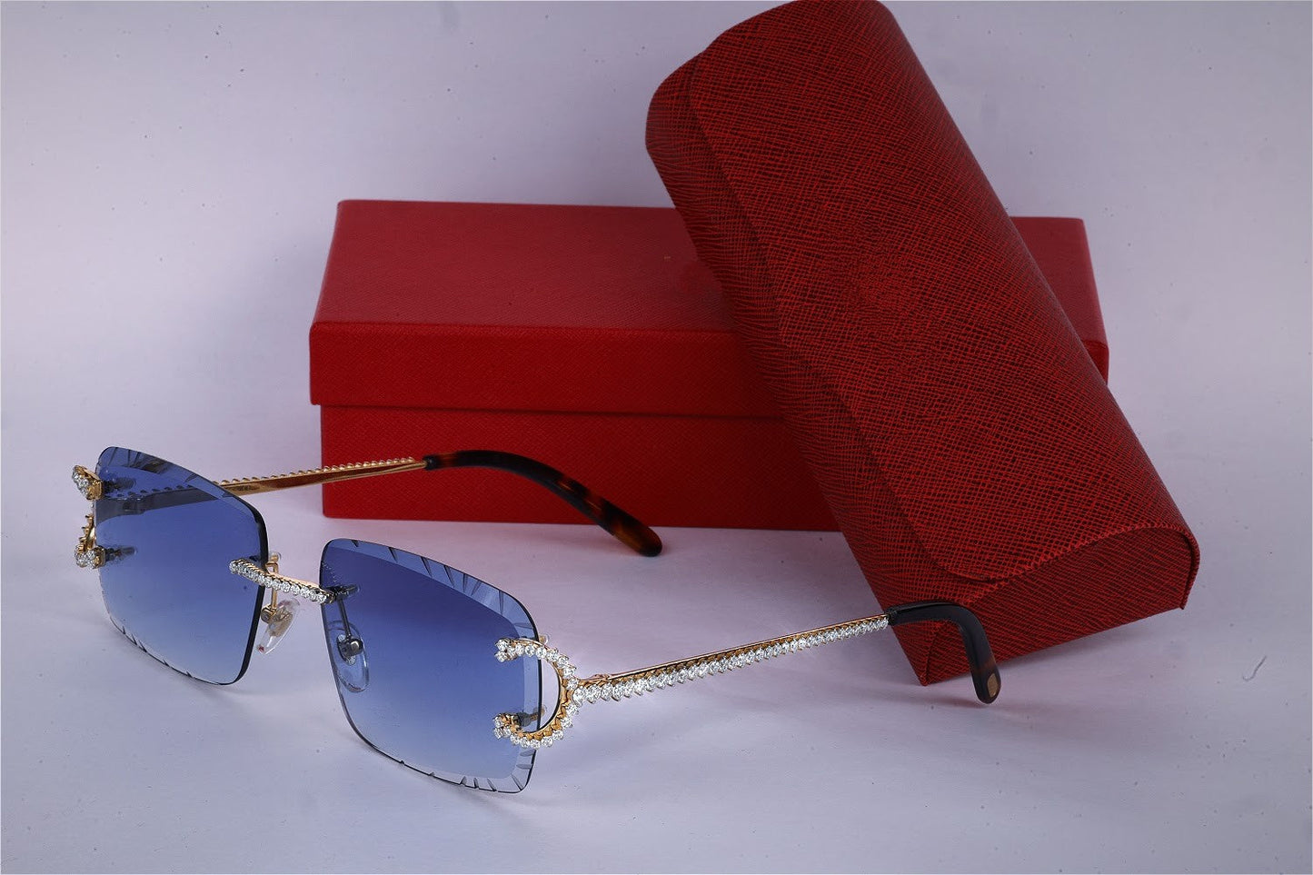 Full Iced Out Vvs Moissanite Elegant Sunglasses