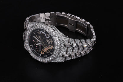 Automatic Movement Watch with Moissanite Sparkle