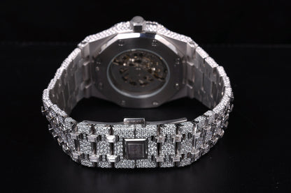 Automatic Movement Watch with Moissanite Sparkle