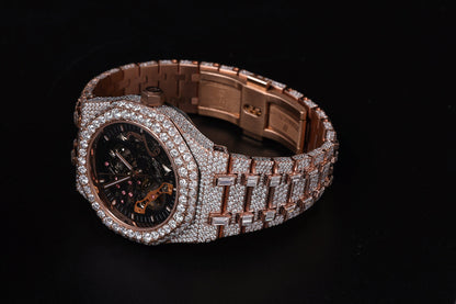 Automatic Movement Watch with Moissanite Sparkle