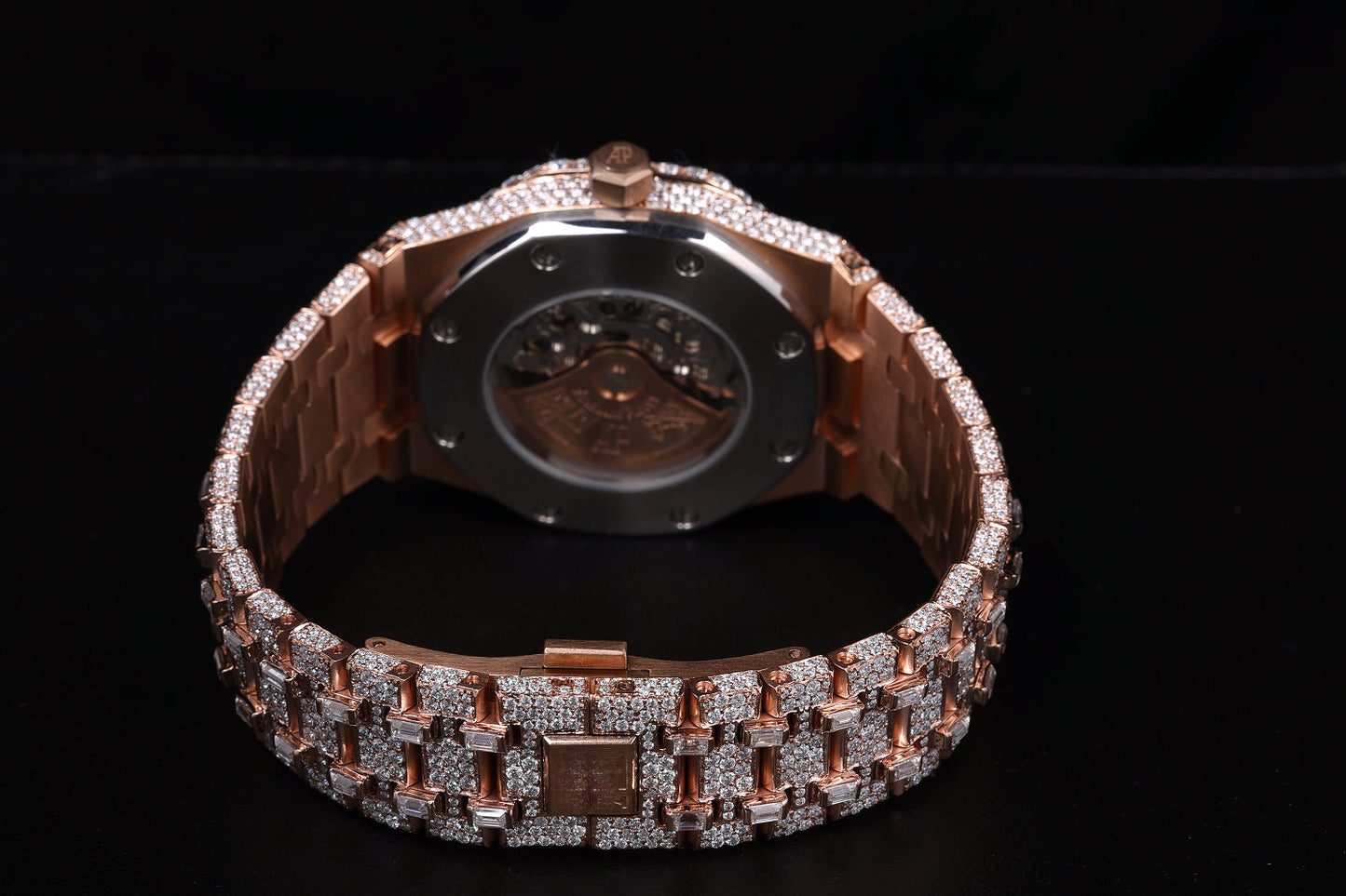 Automatic Movement Watch with Moissanite Sparkle