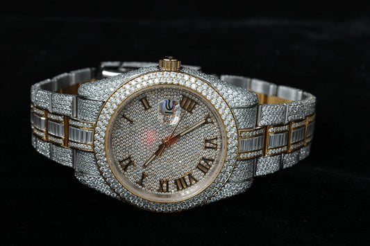 Stunning Moissanite Automatic Watch