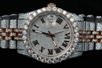 Premium Automatic Movement Watch Fully Iced Out