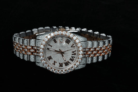 Premium Automatic Movement Watch Fully Iced Out